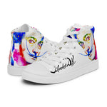 Women’s high top canvas shoes