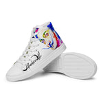 Women’s high top canvas shoes